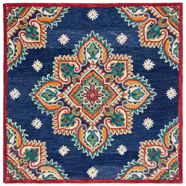 safavieh clearance blossom blm561n navy rug
