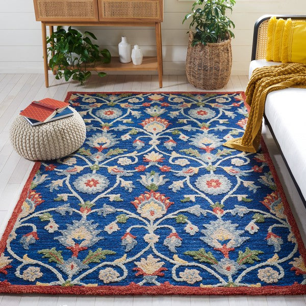 safavieh clearance blossom blm562m blue rug