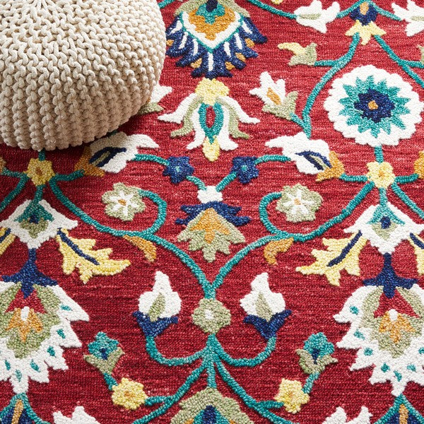 safavieh clearance blossom blm562q red rug
