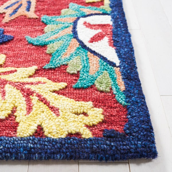 safavieh clearance blossom blm563d red rug
