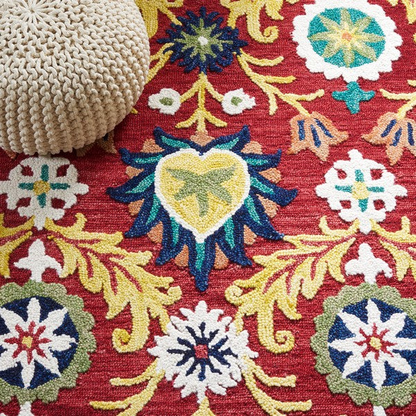 safavieh clearance blossom blm563d red rug