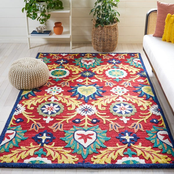 safavieh clearance blossom blm563d red rug