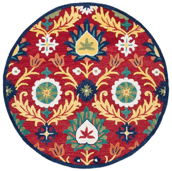 safavieh clearance blossom blm563d red rug