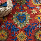 safavieh clearance blossom blm563q red rug