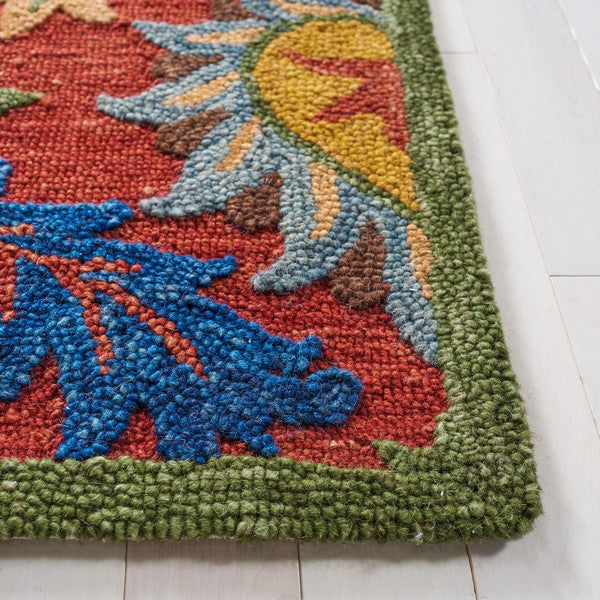 safavieh clearance blossom blm563q red rug