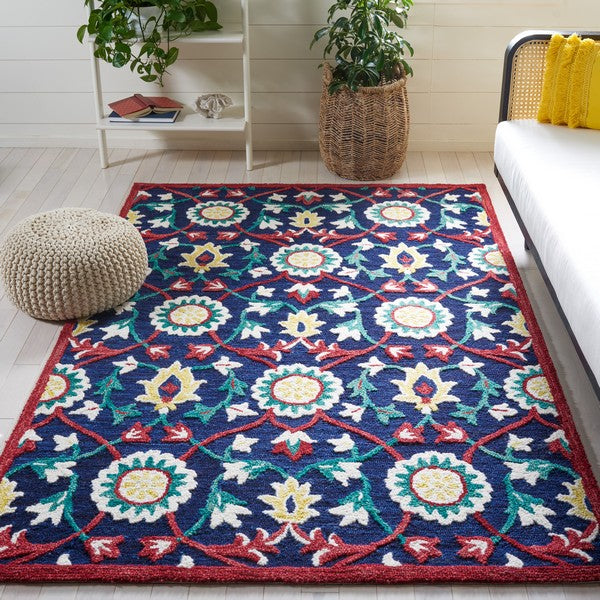 safavieh clearance blossom blm564n navy rug