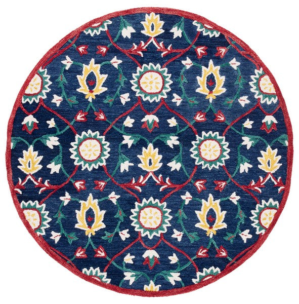 safavieh clearance blossom blm564n navy rug