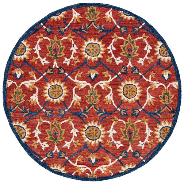 safavieh clearance blossom blm564p rust rug