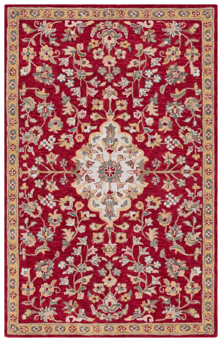 safavieh clearance blossom blm688q red rug