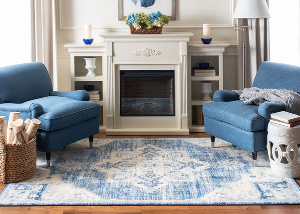 safavieh clearance brentwood bnt865a ivory navy rug