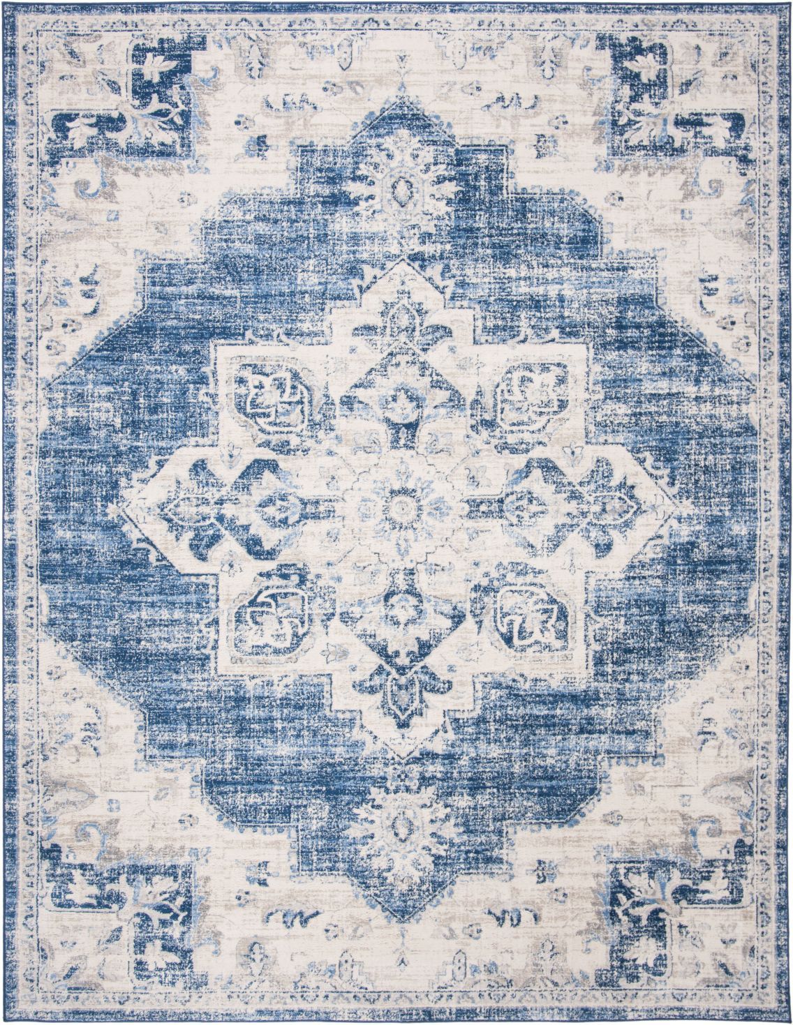 safavieh clearance brentwood bnt865a ivory navy rug