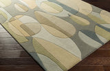 Geometric Surya Rug Co. Forum Light Green Rug | Geometrical Rugs | Rugs Done Right