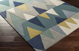 Surya Rug Co. Kennedy Aqua Rug | Contemporary Rugs | Rugs Done Right 