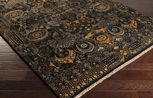 Surya Rug Co. Empress Black Rug | Wool Rugs | Rugs Done Right 