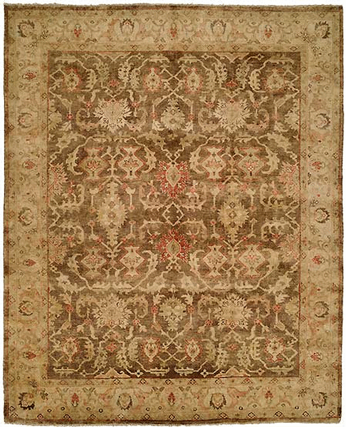 HRI Oushak B-260 Brown Rug
