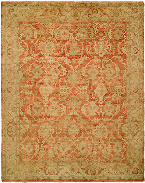 HRI Oushak B-260 Rust Rug – Rugs Done Right