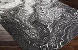 Surya Closeout Pepin PEI-1014 Black Rug
