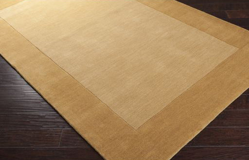Rectangular Surya Rug Co. Mystique Gold Rug | Gold Rugs | Rugs Done Right