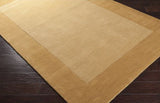 Rectangular Surya Rug Co. Mystique Gold Rug | Mystique Rugs | Rugs Done Right