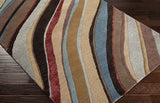 Striped Surya Rug Co. Artist's Studio Multi Rug | Wool Rugs | Rugs Done Right 
