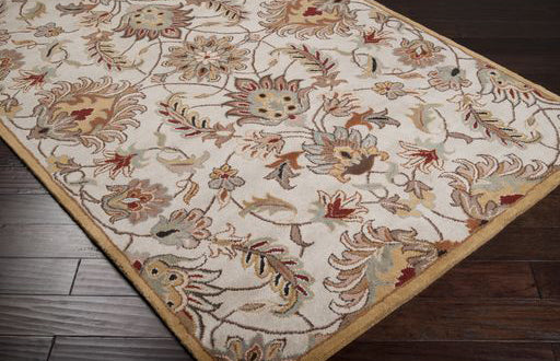 Surya Rug Co. Caesar Gold Rug | Floral Rugs | Rugs Done Right 