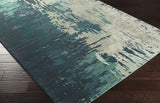 Surya Rug Co. Banshee Teal Rug | Viscose Rugs | Rugs Done Right 
