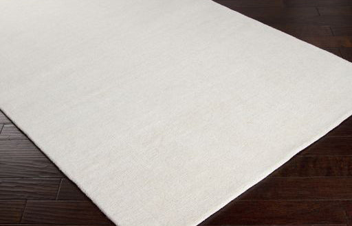 Rectangular Surya Rug Co. Mystique Ivory Rug | Cream Rugs | Rugs Done Right
