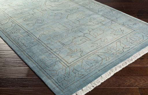Surya Rug Co. Wilmington Teal Rug | Indoor Rugs | Rugs Done Right 