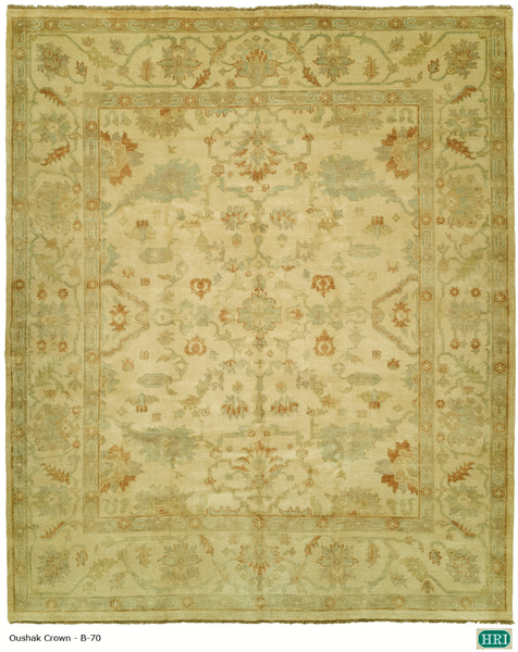 HRI Oushak B-70 Ivory Rug