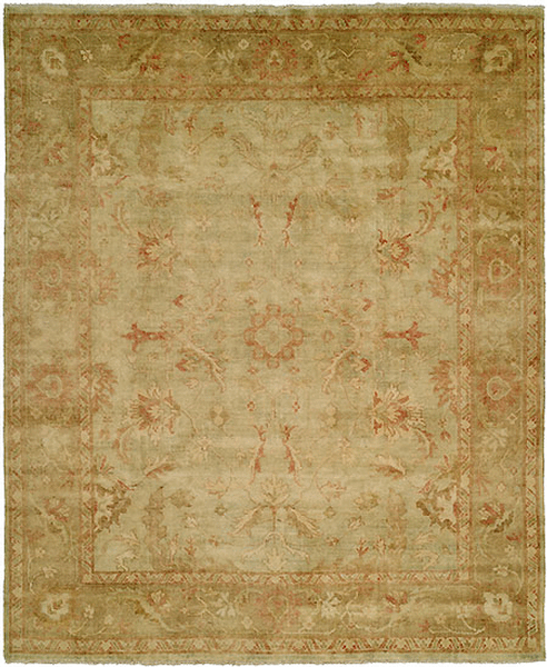 HRI Oushak B-7A Sage Rug