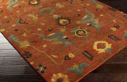 Surya rug co. | Rust rug | Anastacia | rugs done right