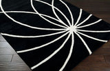 Livabliss Forum FM-7072 Black Rug