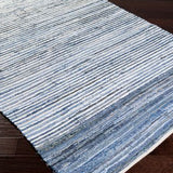 Rectangular Surya Rug Co. Denim Sky Blue Rug | Indoor Rugs | Rugs Done Right