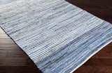Rectangular Surya Rug Co. Denim Sky Blue Rug | Indoor Rugs | Rugs Done Right