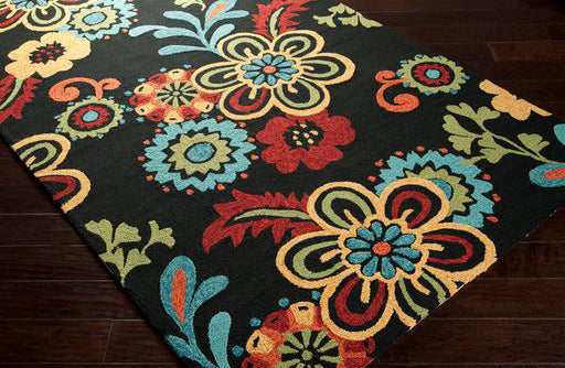 Surya rug co. | black rug | storm | rugs done right