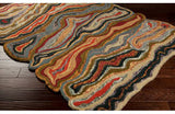 Striped Surya Rug Co. Gypsy Taupe Rug | Orange Rugs | Rugs Done Right 