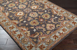 Rectangular Surya Rug Co. Caesar Charcoal Rug | Geometrical Rugs | Rugs Done Right 