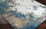 Rectangular Surya Rug Co. Pepin Teal Rug | Geometric Rugs | Rugs Done Right 