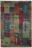 Tibet Rug Company 60 CT Block Print Multi Rug