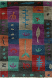 Tibet Rug Company 60 CT Block Print Multi Rug