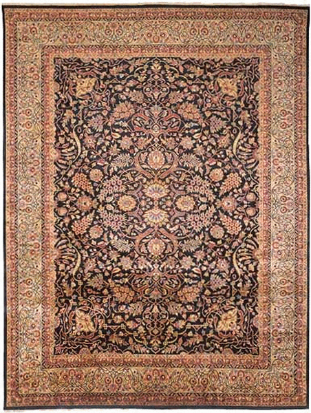 HRI Majestic C308 Black Rug