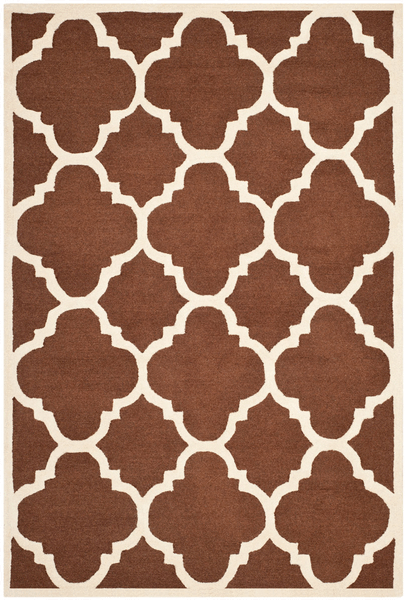 Safavieh Clearance Cambridge CAM140H Dark Brown Rug