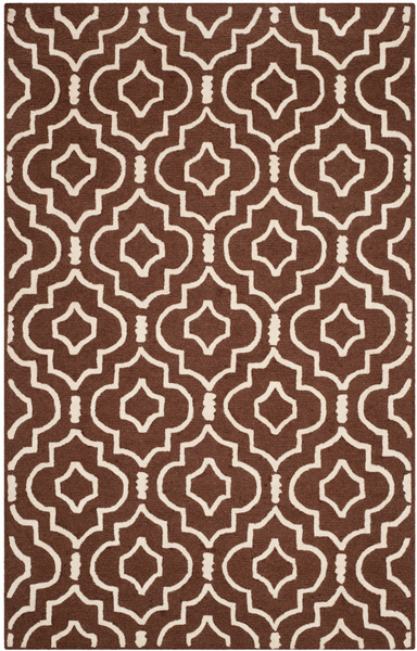 Safavieh Clearance Cambridge CAM141H Dark Brown Rug