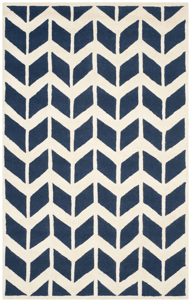 Safavieh Clearance Cambridge CAM718M Navy Rug