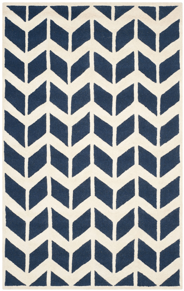 Safavieh Clearance Cambridge CAM718M Navy Rug