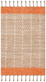 safavieh clearance cape cod cap846p orange rug