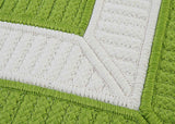 colonial mills rope walk cb91 bright green rug