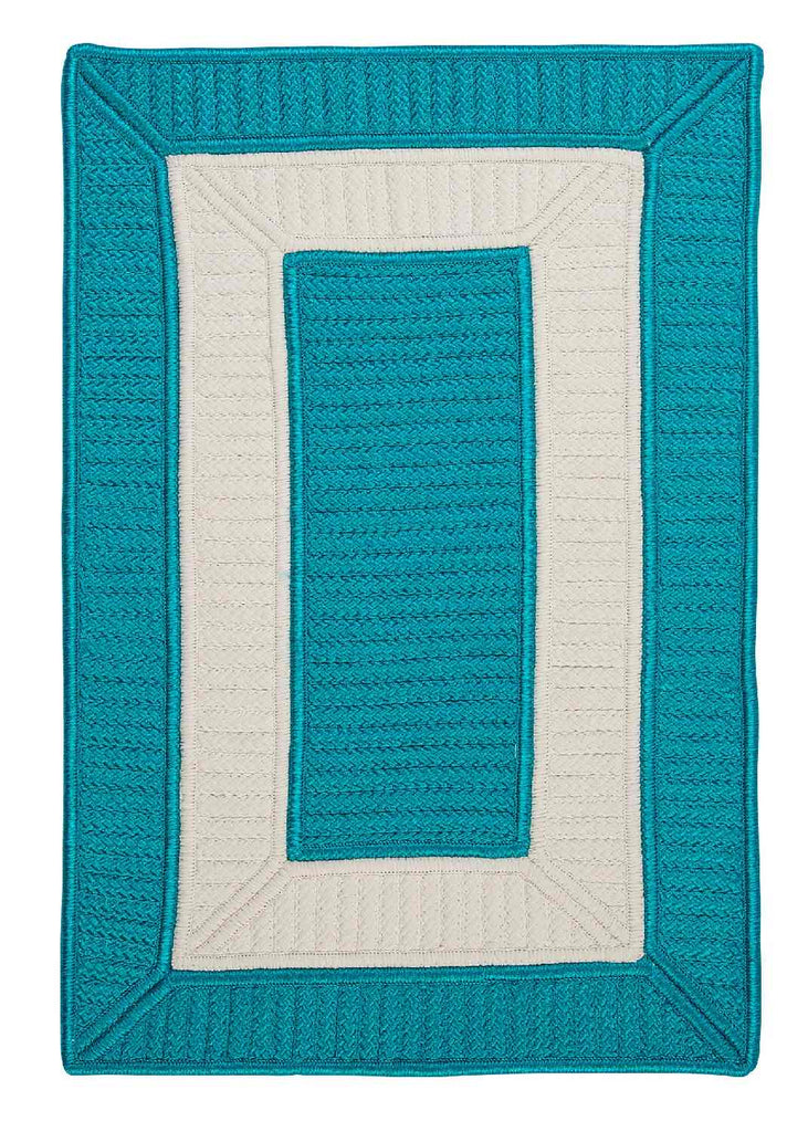 colonial mills rope walk cb92 turquoise rug