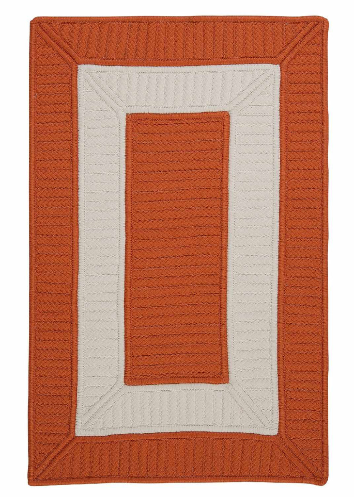 colonial mills rope walk cb93 rust rug