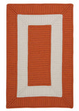 colonial mills rope walk cb93 rust rug